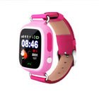 Q90スマートな赤ん坊の腕時計SOS呼出し子供のスマートな腕時計のための反無くなった位置の追跡者1.22の」タッチ画面GPSの子供の腕時計