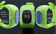 子供のスマートな腕時計Q50 GSMカードSOS呼出しGPS安全追跡者の赤ん坊のスマートな腕時計の習慣データ