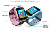 Q529無線人間の特徴をもつスマートな腕時計は子供のためのファインダー装置スマートな腕時計を追跡するGPSをからかいます