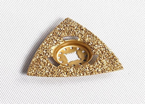 80mm の炭化物の石目やすりの柔らかいプラスチックのための三角の鋸歯の動力工具の付属品