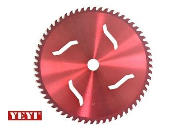 草のための赤い粉のコーティングの炭化物のブラシ カッターの刃、TCT の回状 40 の歯の鋸歯