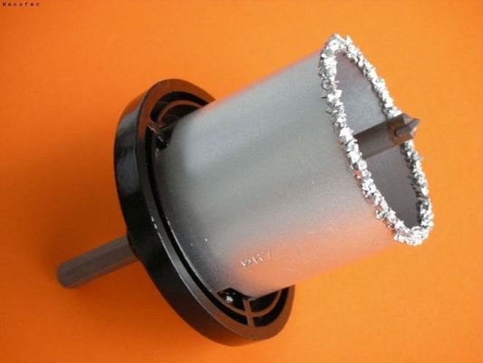 ドリル孔タイルの切断の穴を/陶磁器見た 55mm、炭化タングステンの穴見ましたキットを