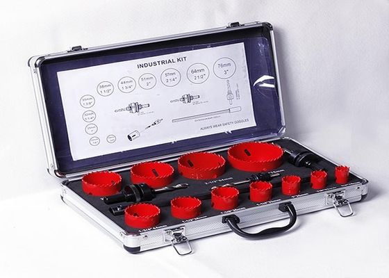 バイメタルのドリル孔はカッター、3 インチの穴がアルミニウム場合と見た高速度鋼を見ました