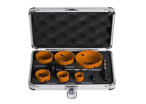 1.5" 2 インチ 85mm のバイメタルの炭化物の屑の穴はカッターがアルミニウム場合と置くのを見ました